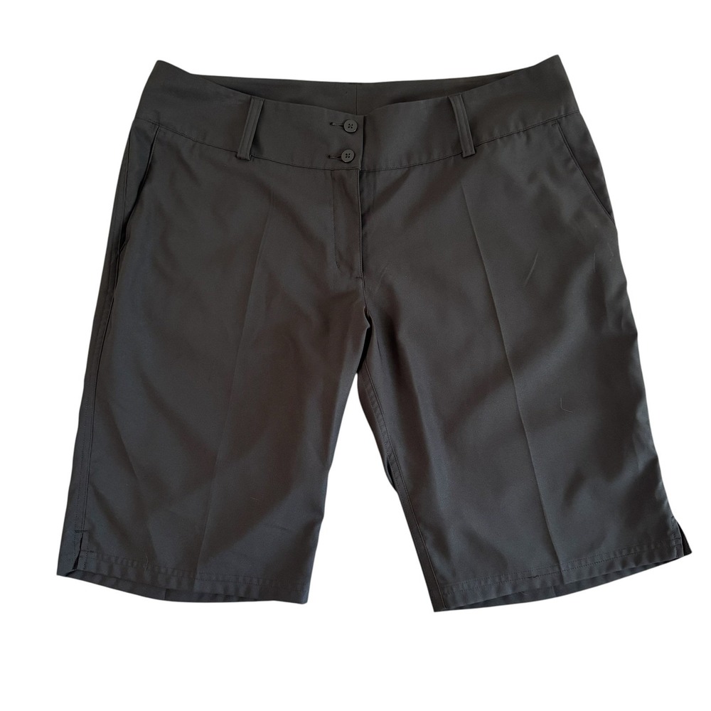 Adidas 16 (38x12) Black Climalite Stretch Twill Women's Bermuda Shorts NWT